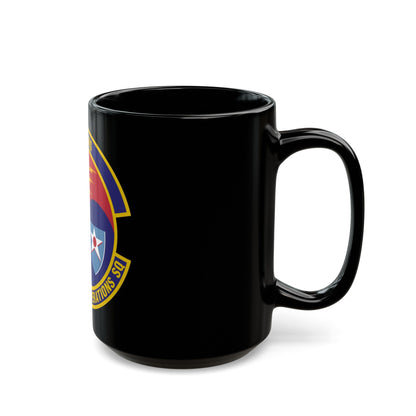 607th Combat Operations Squadron (U.S. Air Force) Black Coffee Mug-The Sticker Space