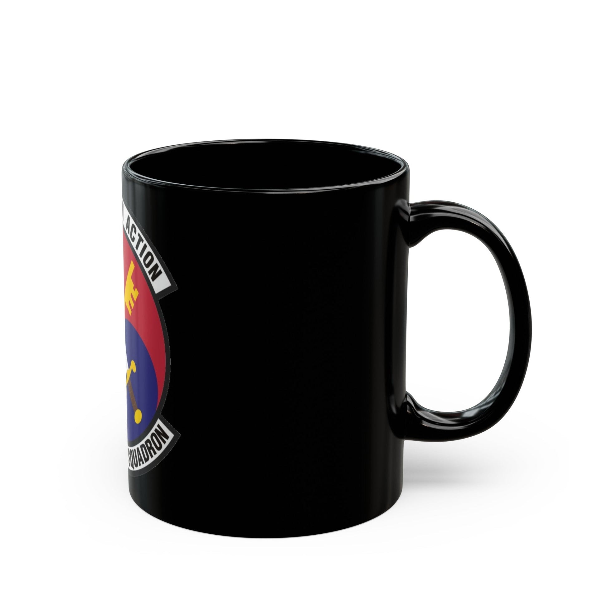 607th Support Squadron (U.S. Air Force) Black Coffee Mug-The Sticker Space