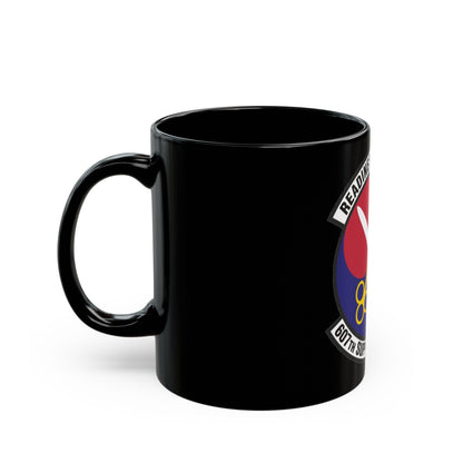 607th Support Squadron (U.S. Air Force) Black Coffee Mug-The Sticker Space