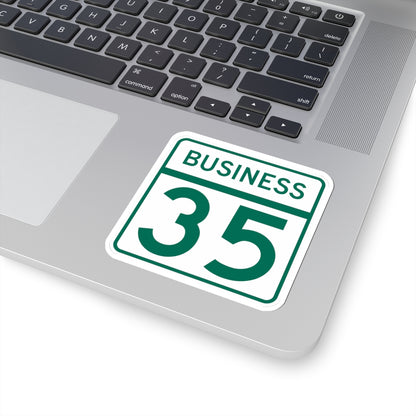 MD Route 35 Business (Maryland) (Road Sign) STICKER Vinyl Kiss-Cut Decal