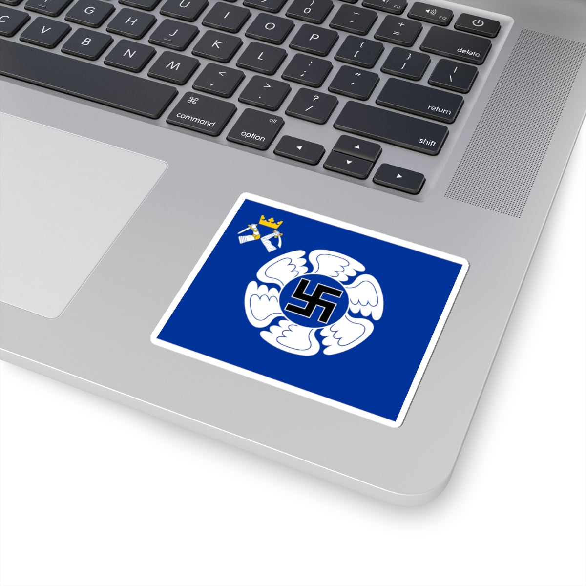 Karjalan Lennoston lippu (Finland) STICKER Vinyl Kiss-Cut Decal