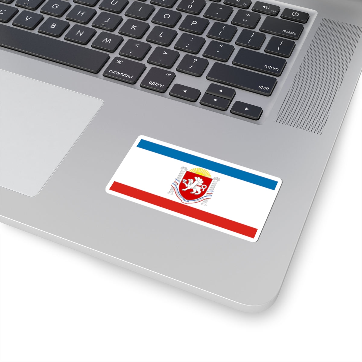 Flag of Crimea Coat of Arms (Russia) STICKER Vinyl Kiss-Cut Decal