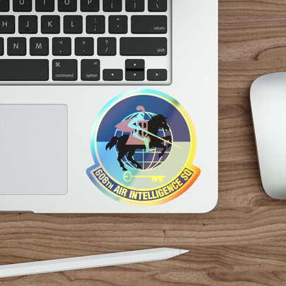 608th Air Intelligence Squadron (U.S. Air Force) Holographic STICKER Die-Cut Vinyl Decal-The Sticker Space