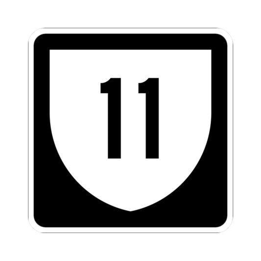 PR urban primary 11 (Puerto Rico) (Road Sign) STICKER Vinyl Kiss-Cut Decal