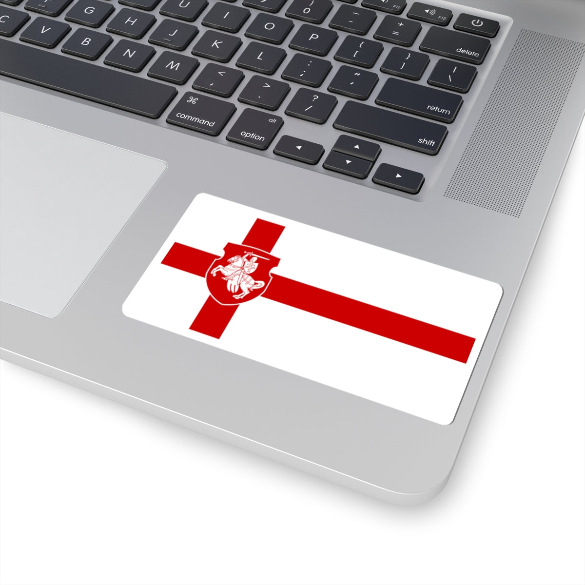 Proposed flag of Belarus 1992 (Belarus) (Coat of Arms) STICKER Vinyl Kiss-Cut Decal
