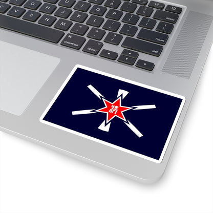 Flag of Shimizu Hokkaido (Japan) STICKER Vinyl Kiss-Cut Decal