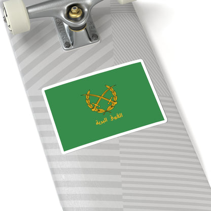 Flag of the Syrian Arab Army (Syria) STICKER Vinyl Kiss-Cut Decal