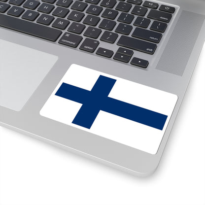 Flag of Finland (Finland) STICKER Vinyl Kiss-Cut Decal