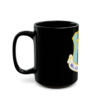 60th Air Mobility Wing (U.S. Air Force) Black Coffee Mug-The Sticker Space