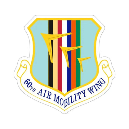 60th Air Mobility Wing (U.S. Air Force) STICKER Vinyl Die-Cut Decal 3 Inch - The Sticker Space
