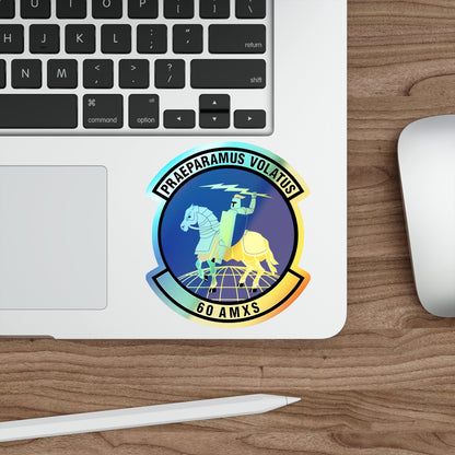 60th Aircraft Maintenance Squadron (U.S. Air Force) Holographic STICKER Die-Cut Vinyl Decal-The Sticker Space