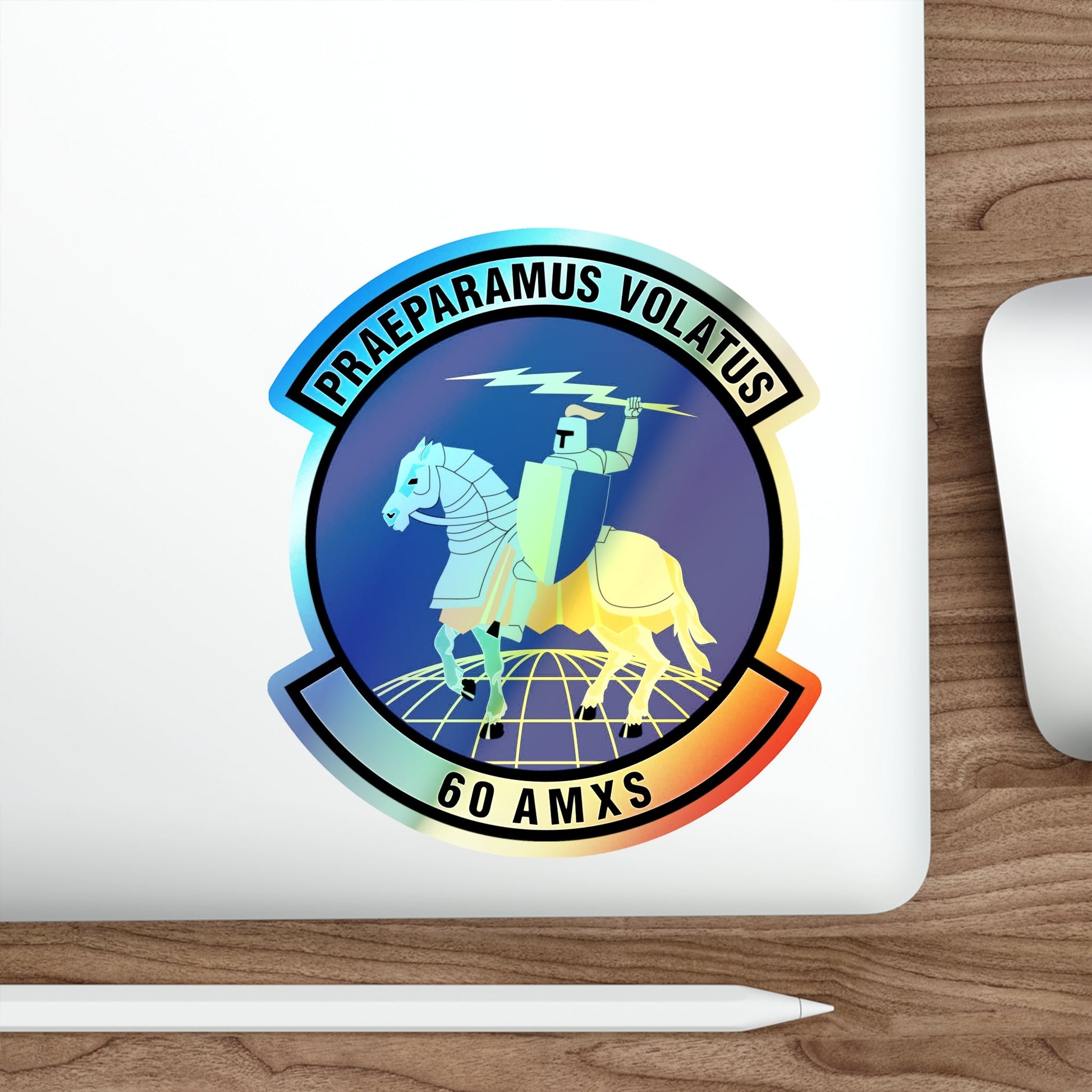 60th Aircraft Maintenance Squadron (U.S. Air Force) Holographic STICKER Die-Cut Vinyl Decal-The Sticker Space