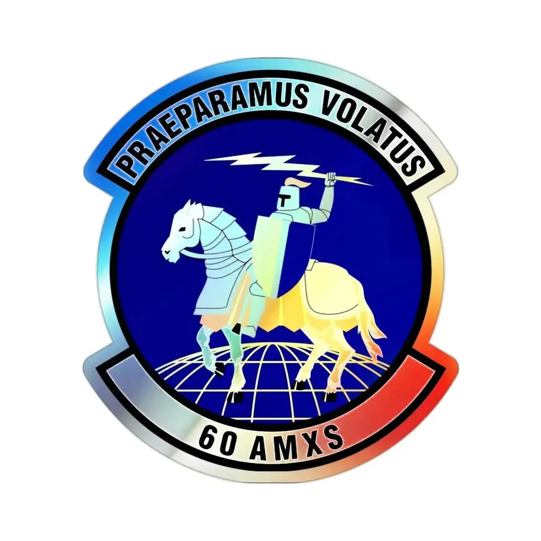 60th Aircraft Maintenance Squadron (U.S. Air Force) Holographic STICKER Die-Cut Vinyl Decal - The Sticker Space