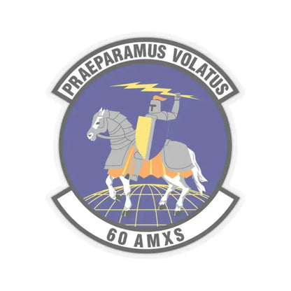 60th Aircraft Maintenance Squadron (U.S. Air Force) STICKER Vinyl Kiss-Cut Decal 2 Inch Transparent - The Sticker Space