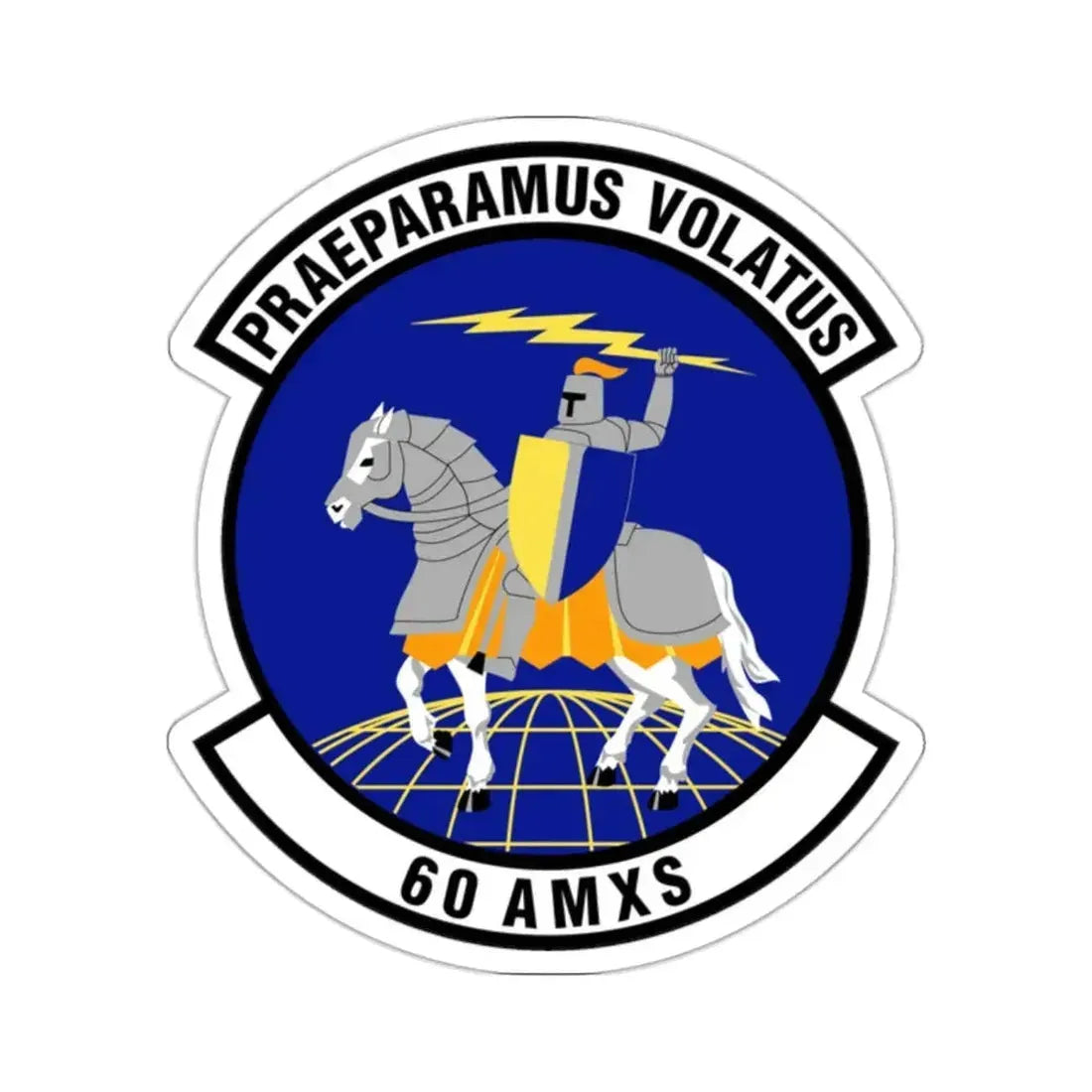 60th Aircraft Maintenance Squadron (U.S. Air Force) STICKER Vinyl Kiss-Cut Decal - The Sticker Space