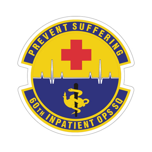 60th Inpatient Operations Squadron (U.S. Air Force) STICKER Vinyl Die-Cut Decal-6 Inch-The Sticker Space