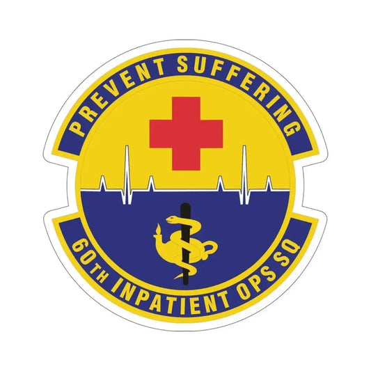 60th Inpatient Operations Squadron (U.S. Air Force) STICKER Vinyl Die-Cut Decal 6 Inch - The Sticker Space