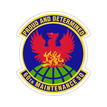 60th Maintenance Squadron (U.S. Air Force) STICKER Vinyl Die-Cut Decal 5 Inch - The Sticker Space