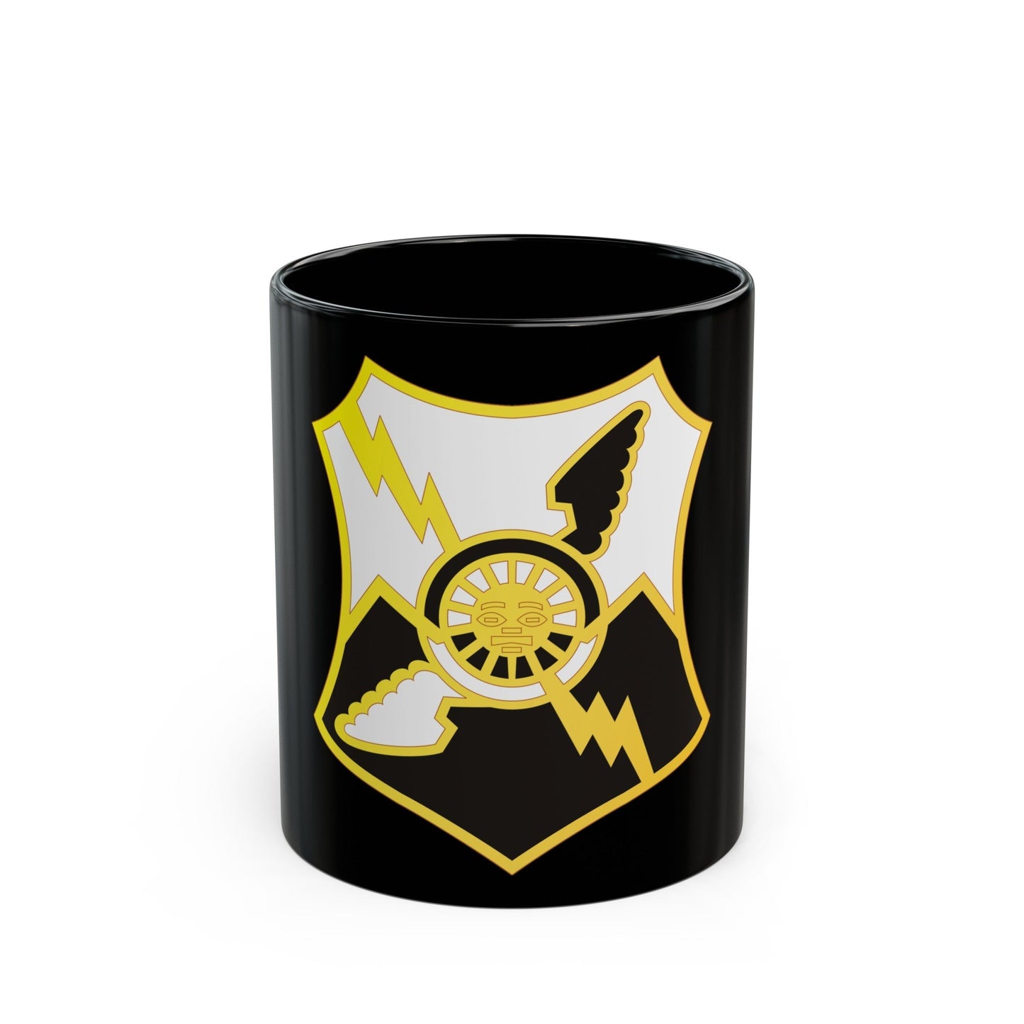 61 Air Defense Artillery Regiment (U.S. Army) Black Coffee Mug-11oz-The Sticker Space