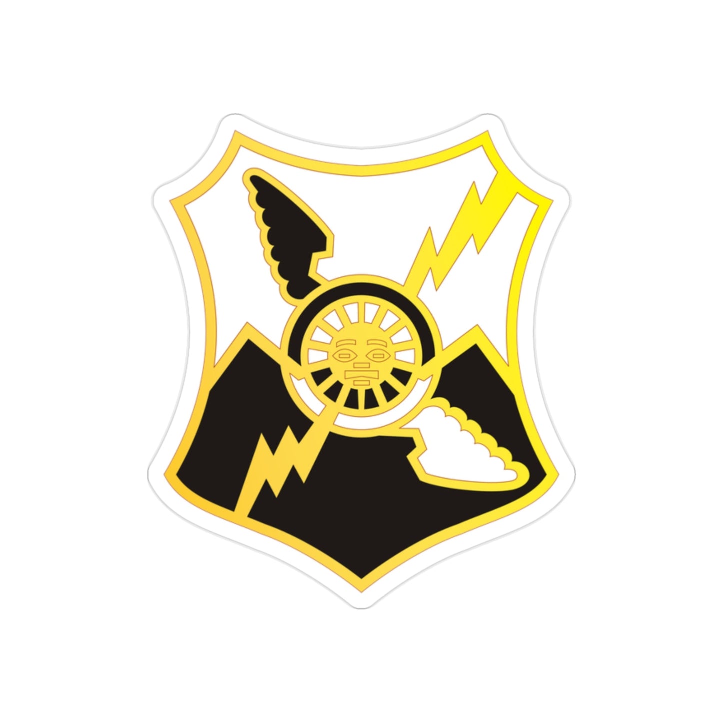 61 Air Defense Artillery Regiment (U.S. Army) REVERSE PRINT Transparent STICKER-2 Inch-The Sticker Space