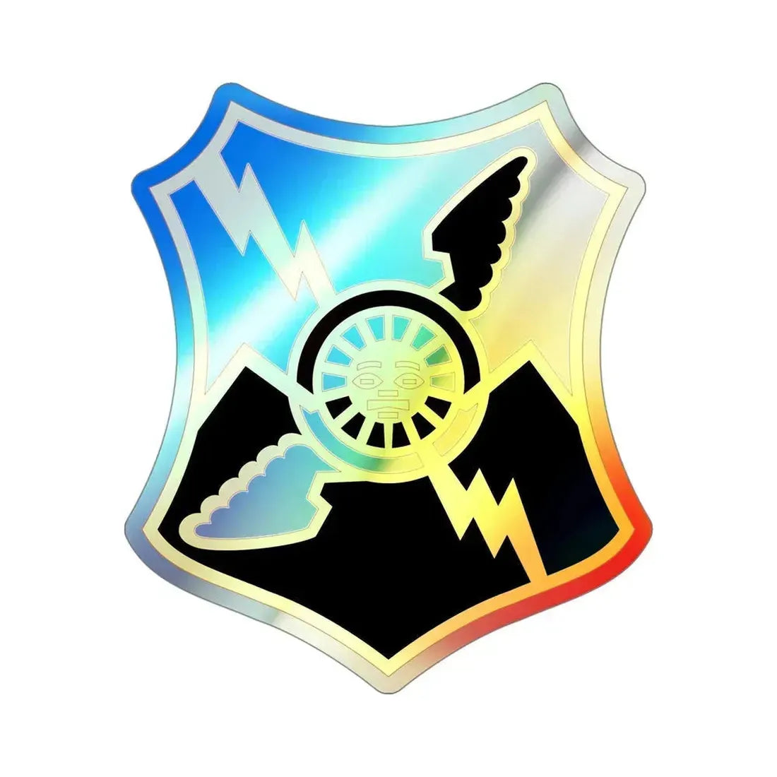 61 Air Defense Artillery Regiment (U.S. Army) Holographic STICKER Die-Cut Vinyl Decal 4 Inch Holographic - The Sticker Space