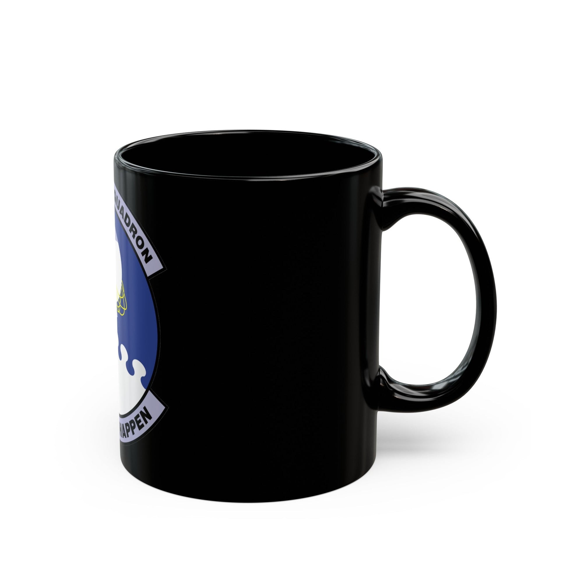 61 Communications Squadron AFSPC (U.S. Air Force) Black Coffee Mug-The Sticker Space