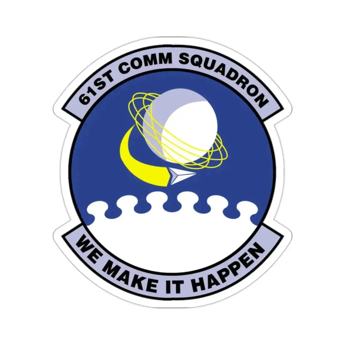 61 Communications Squadron AFSPC (U.S. Air Force) STICKER Vinyl Die-Cut Decal - The Sticker Space