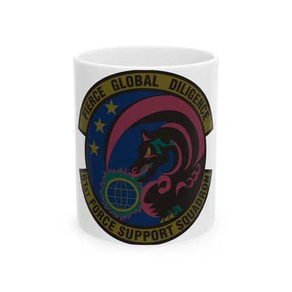 61 Force Support Squadron AFSPC (U.S. Air Force) White Coffee Mug-11oz-The Sticker Space