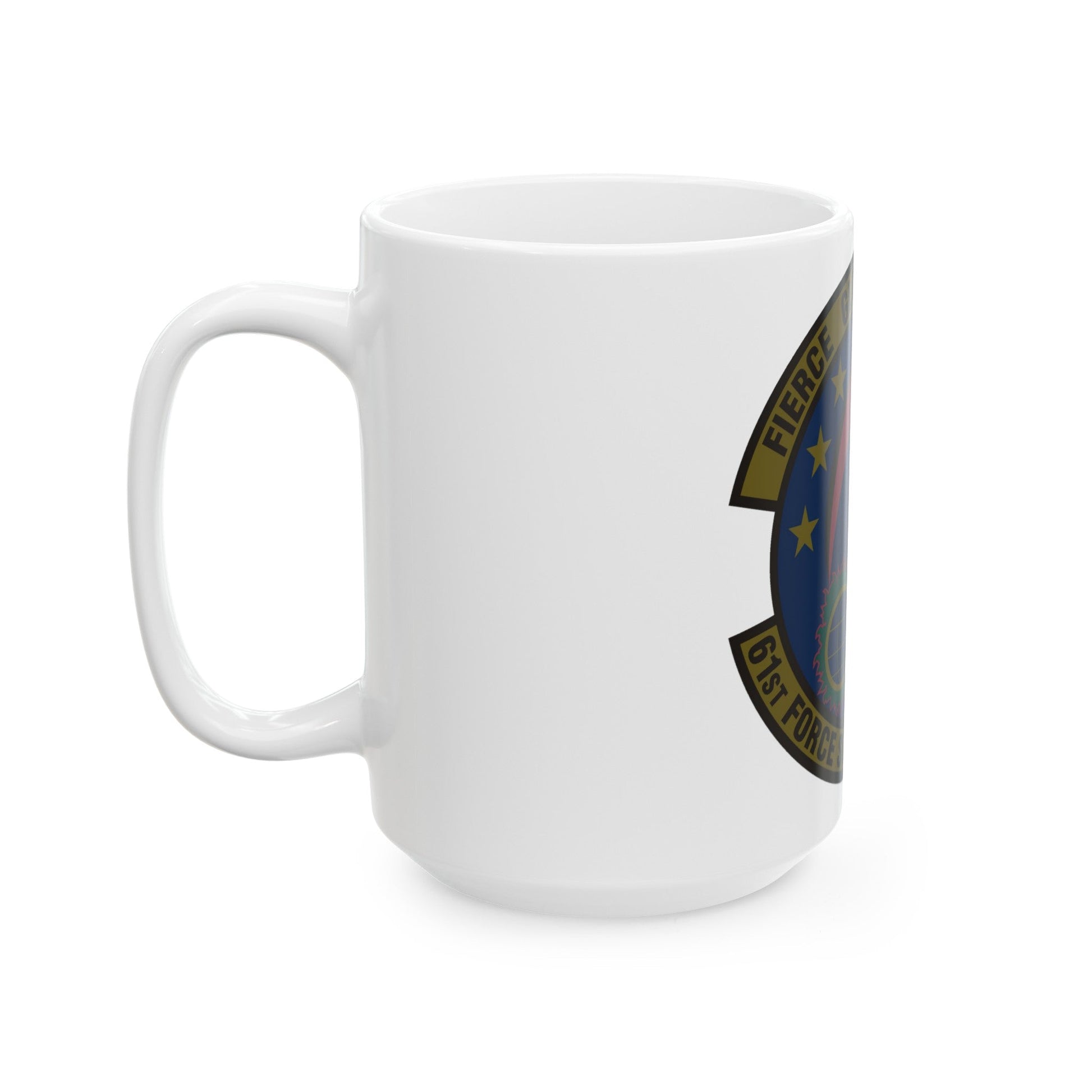 61 Force Support Squadron AFSPC (U.S. Air Force) White Coffee Mug-The Sticker Space