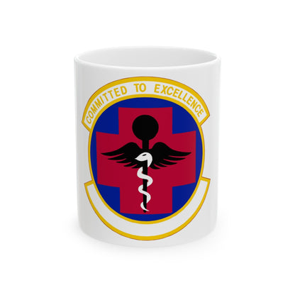 61 Medical Squadron AFSPC (U.S. Air Force) White Coffee Mug-11oz-The Sticker Space