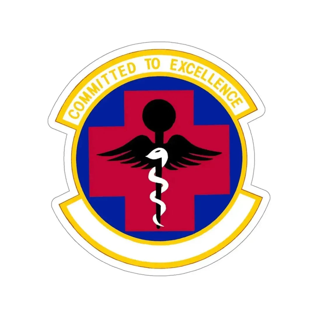 61 Medical Squadron AFSPC (U.S. Air Force) STICKER Vinyl Die-Cut Decal - The Sticker Space