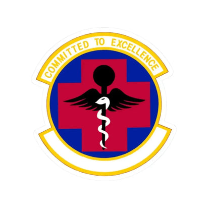 61 Medical Squadron AFSPC (U.S. Air Force) STICKER Vinyl Kiss-Cut Decal 2 Inch White - The Sticker Space