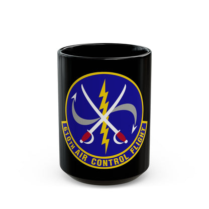 610 Air Control Flight PACAF (U.S. Air Force) Black Coffee Mug-15oz-The Sticker Space