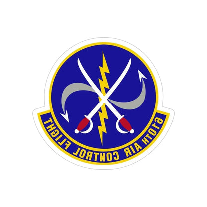 610 Air Control Flight PACAF (U.S. Air Force) REVERSE PRINT Transparent Die-Cut STICKER - The Sticker Space