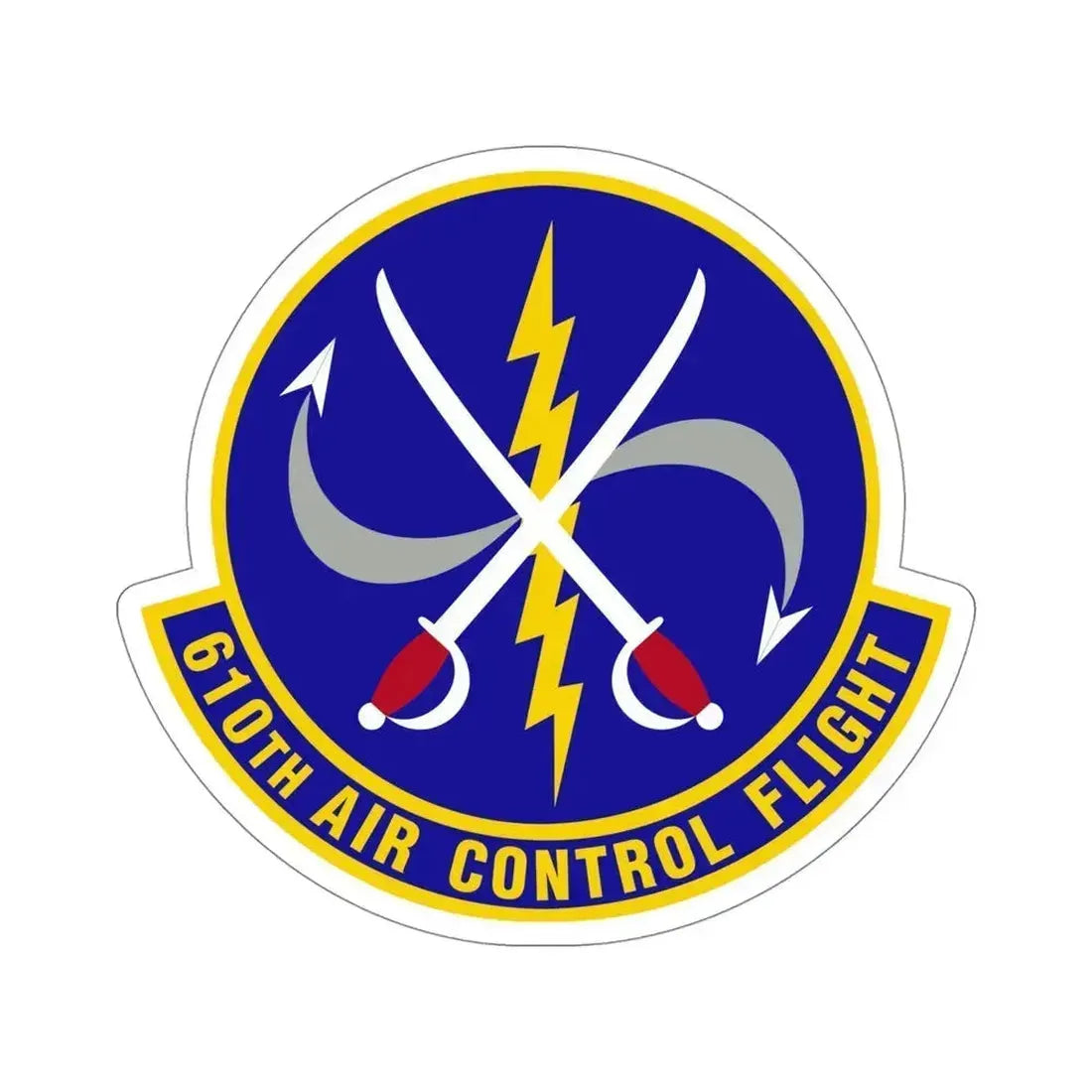 610 Air Control Flight PACAF (U.S. Air Force) STICKER Vinyl Die-Cut Decal 5 Inch - The Sticker Space