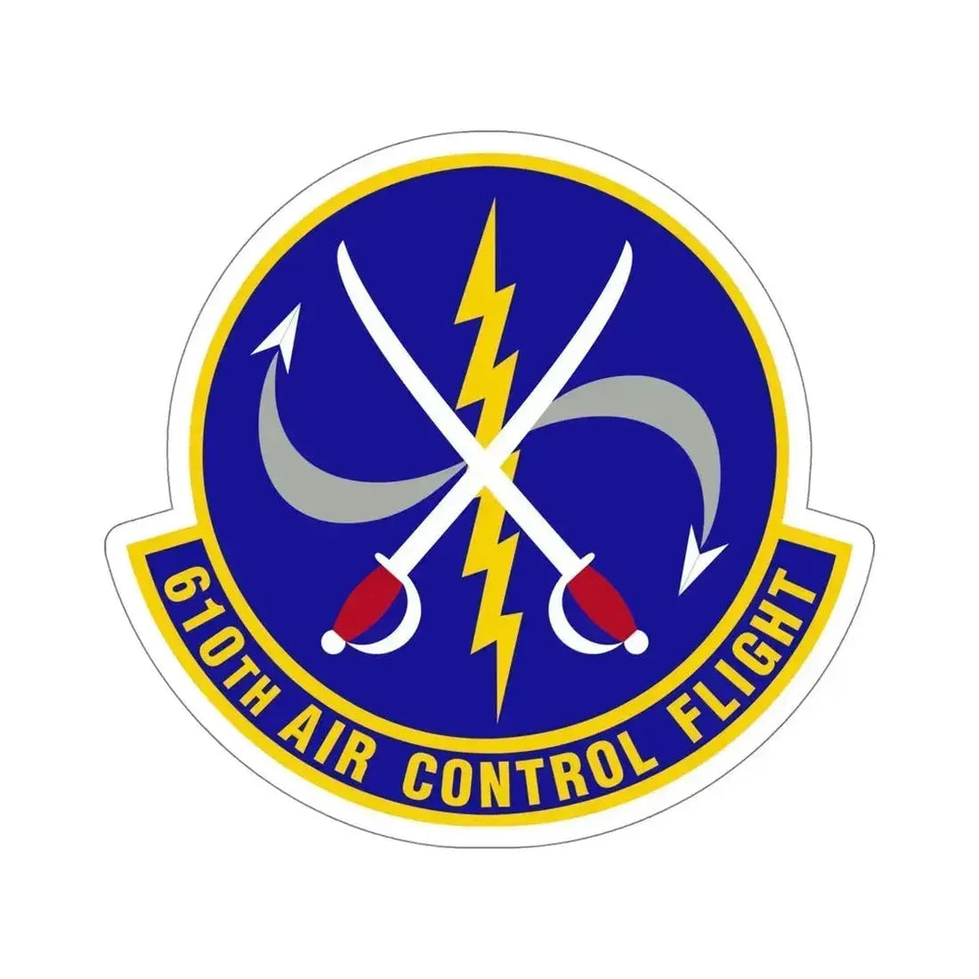 610 Air Control Flight PACAF (U.S. Air Force) STICKER Vinyl Die-Cut Decal 6 Inch - The Sticker Space
