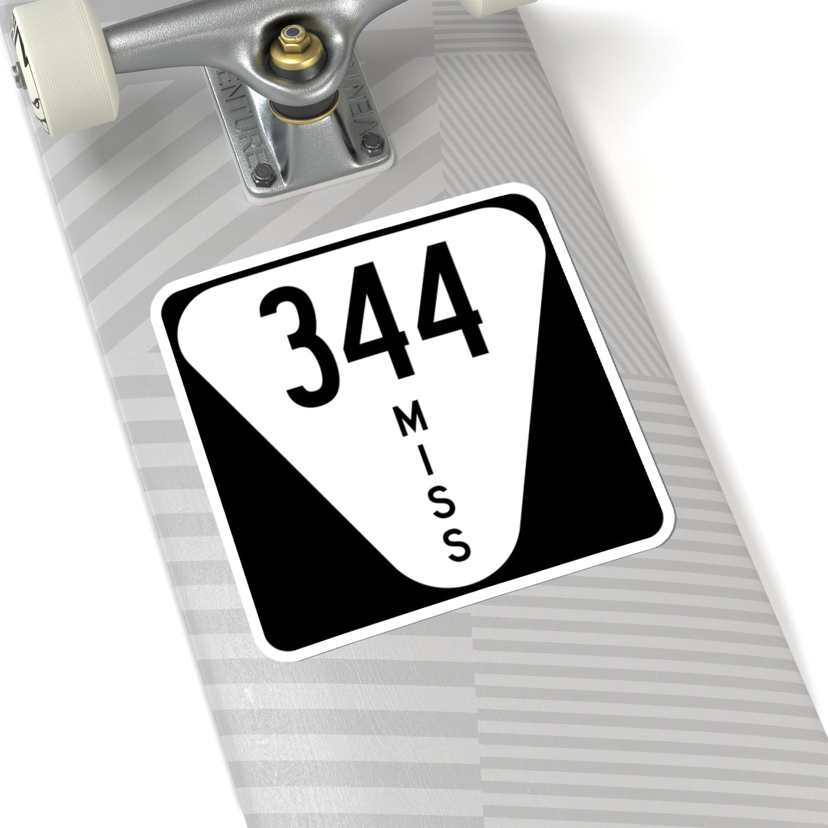 Mississippi 344 (Mississippi) (Road Sign) STICKER Vinyl Kiss-Cut Decal