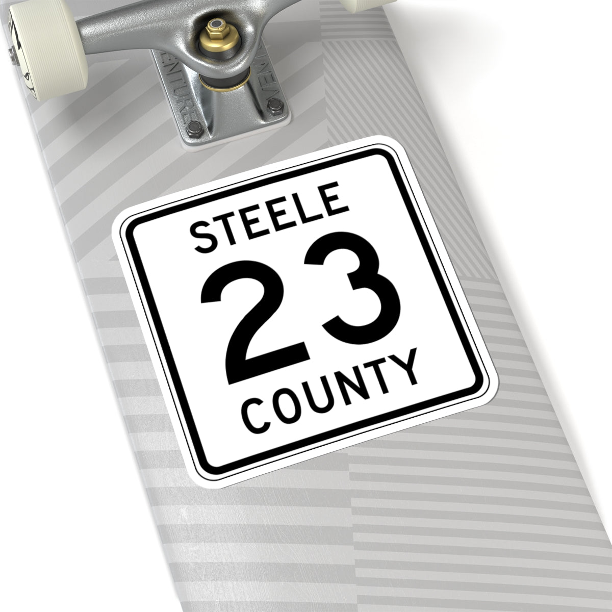 Steele County Route 23 MN (Minnesota) (Road Sign) STICKER Vinyl Kiss-Cut Decal