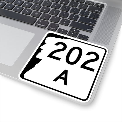 NH Route 202A (New Hampshire) (Road Sign) STICKER Vinyl Kiss-Cut Decal
