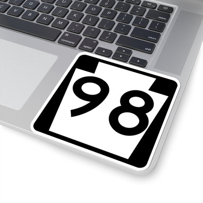 PA-98 (Pennsylvania) (Road Sign) STICKER Vinyl Kiss-Cut Decal