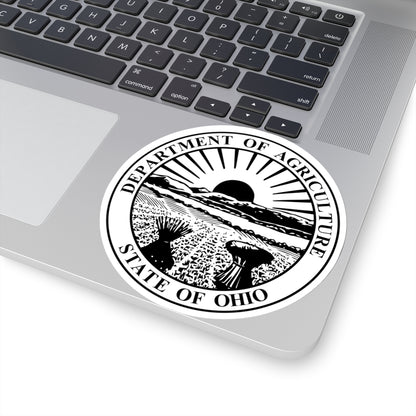 Seal of the Ohio Department of Agriculture - STICKER Vinyl Kiss-Cut Decal