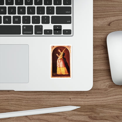 ZURBARAN, Francisco de - St. Apolonia (Artwork) STICKER Vinyl Die-Cut Decal