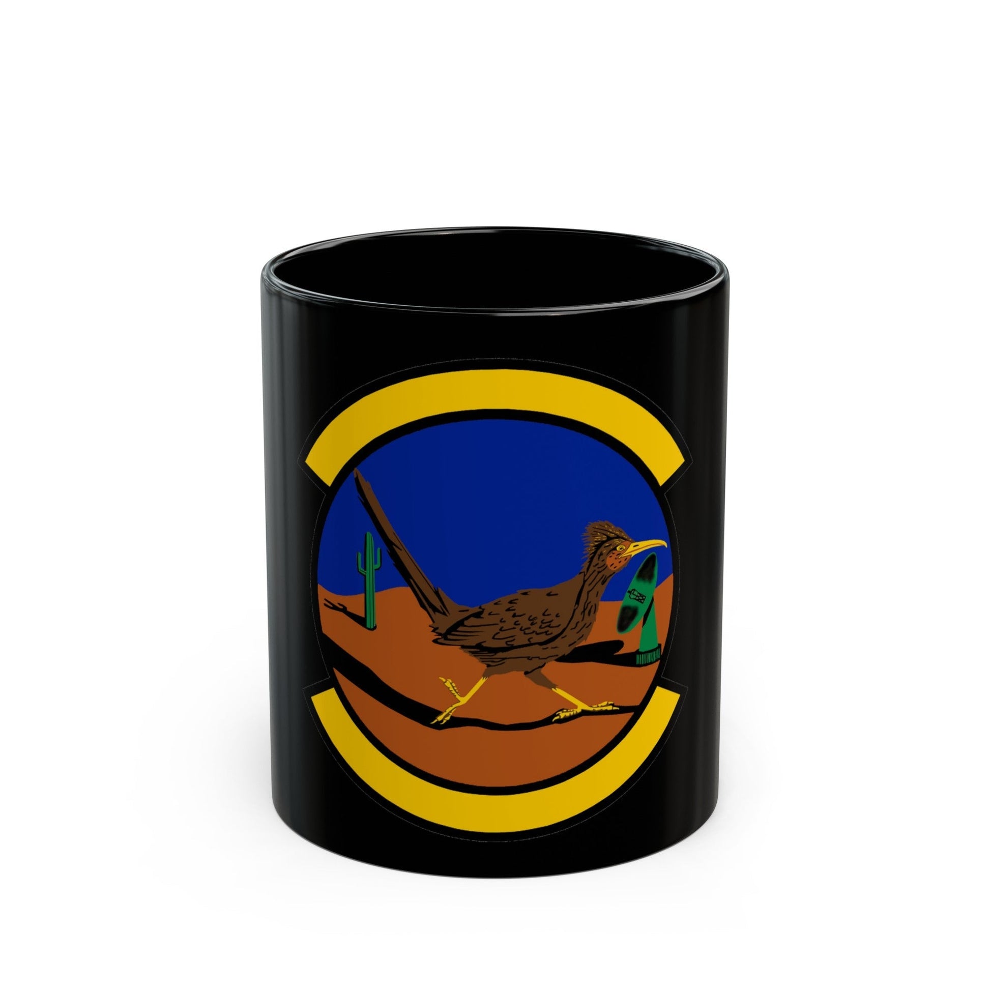 612 Air Communications Squadron ACC (U.S. Air Force) Black Coffee Mug-11oz-The Sticker Space