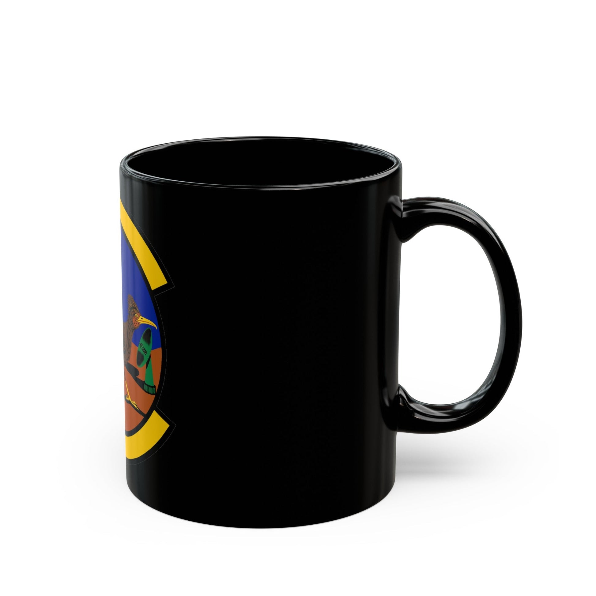 612 Air Communications Squadron ACC (U.S. Air Force) Black Coffee Mug-The Sticker Space