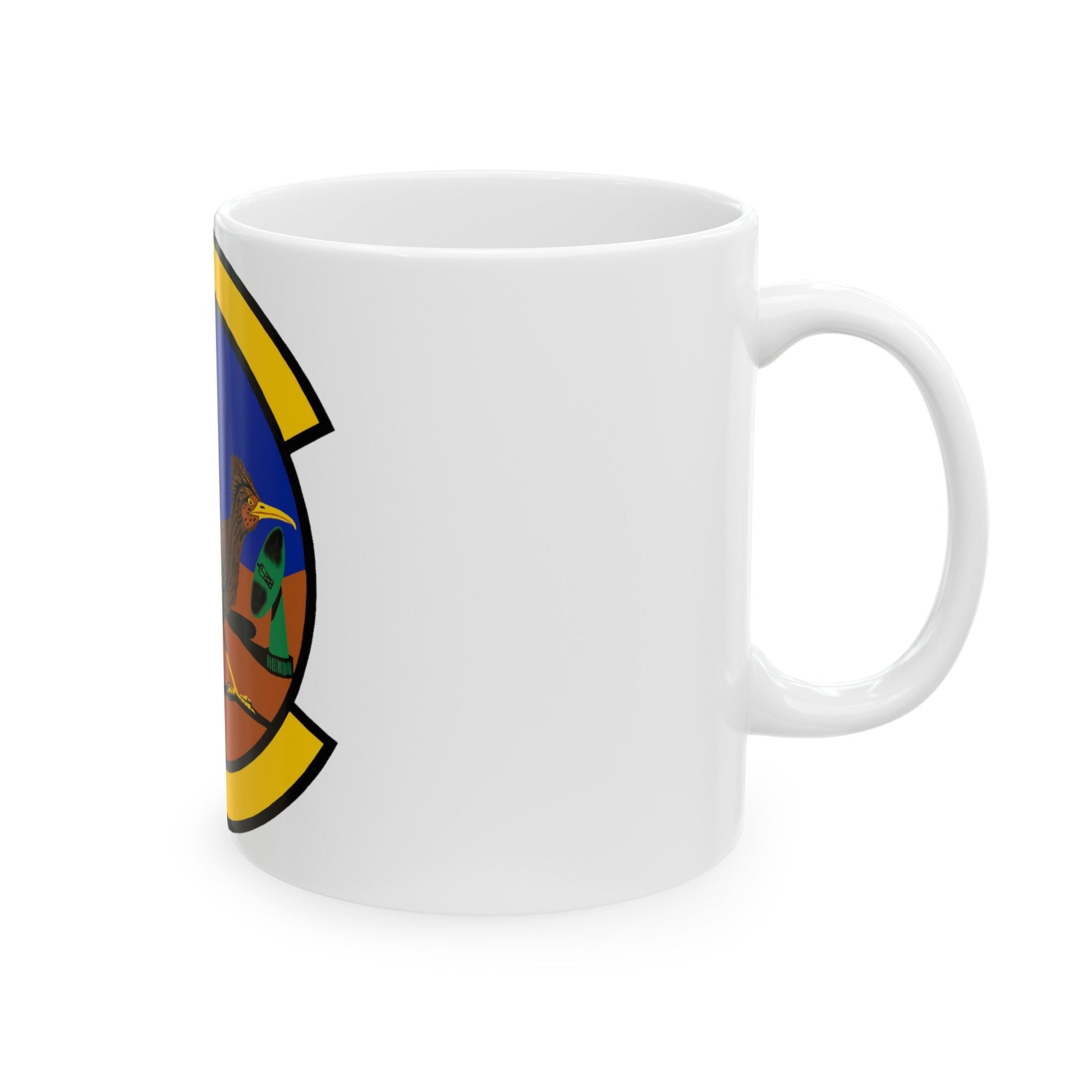 612 Air Communications Squadron ACC (U.S. Air Force) White Coffee Mug-The Sticker Space