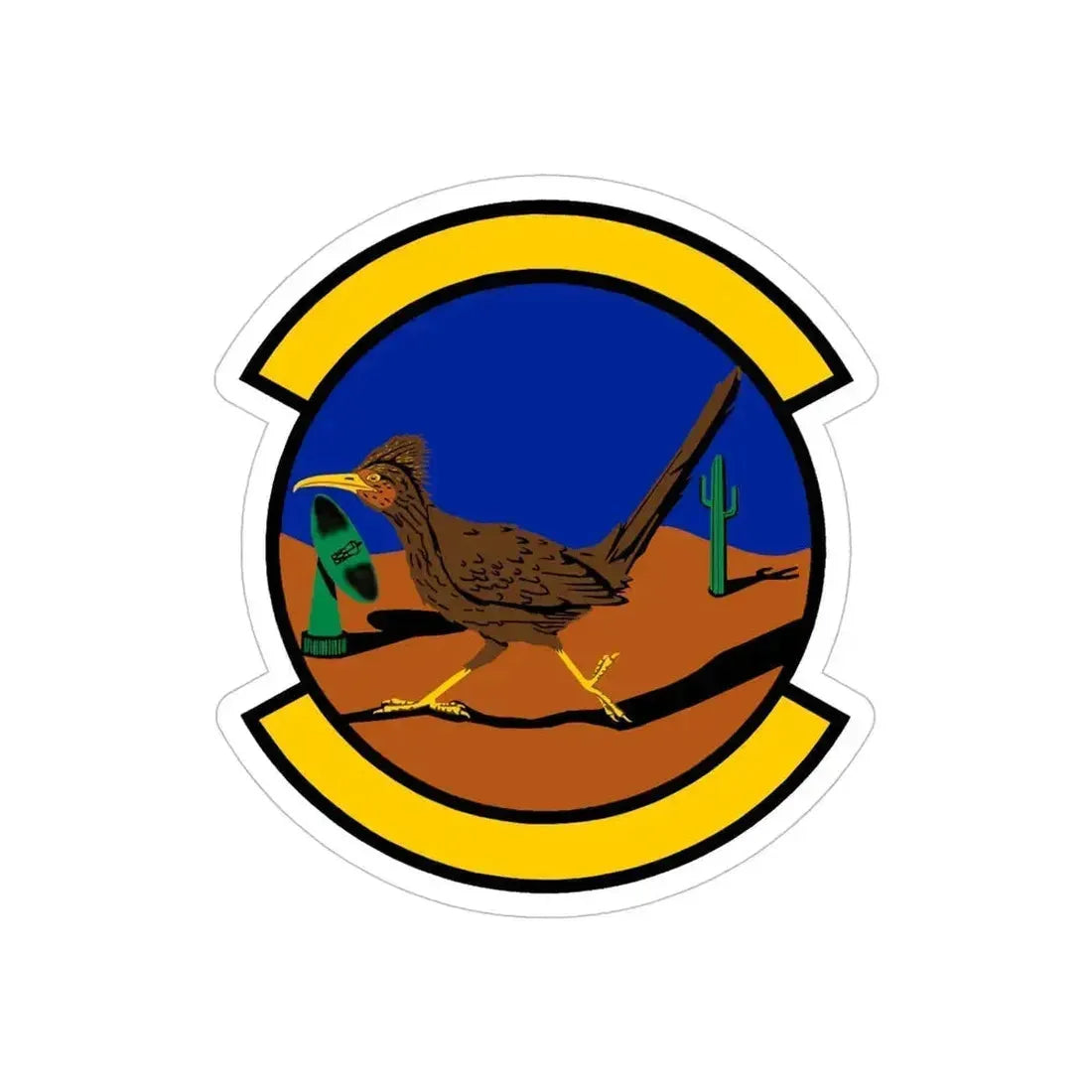 612 Air Communications Squadron ACC (U.S. Air Force) REVERSE PRINT Transparent Die-Cut STICKER 6 Inch Die-Cut Transparent - The Sticker Space