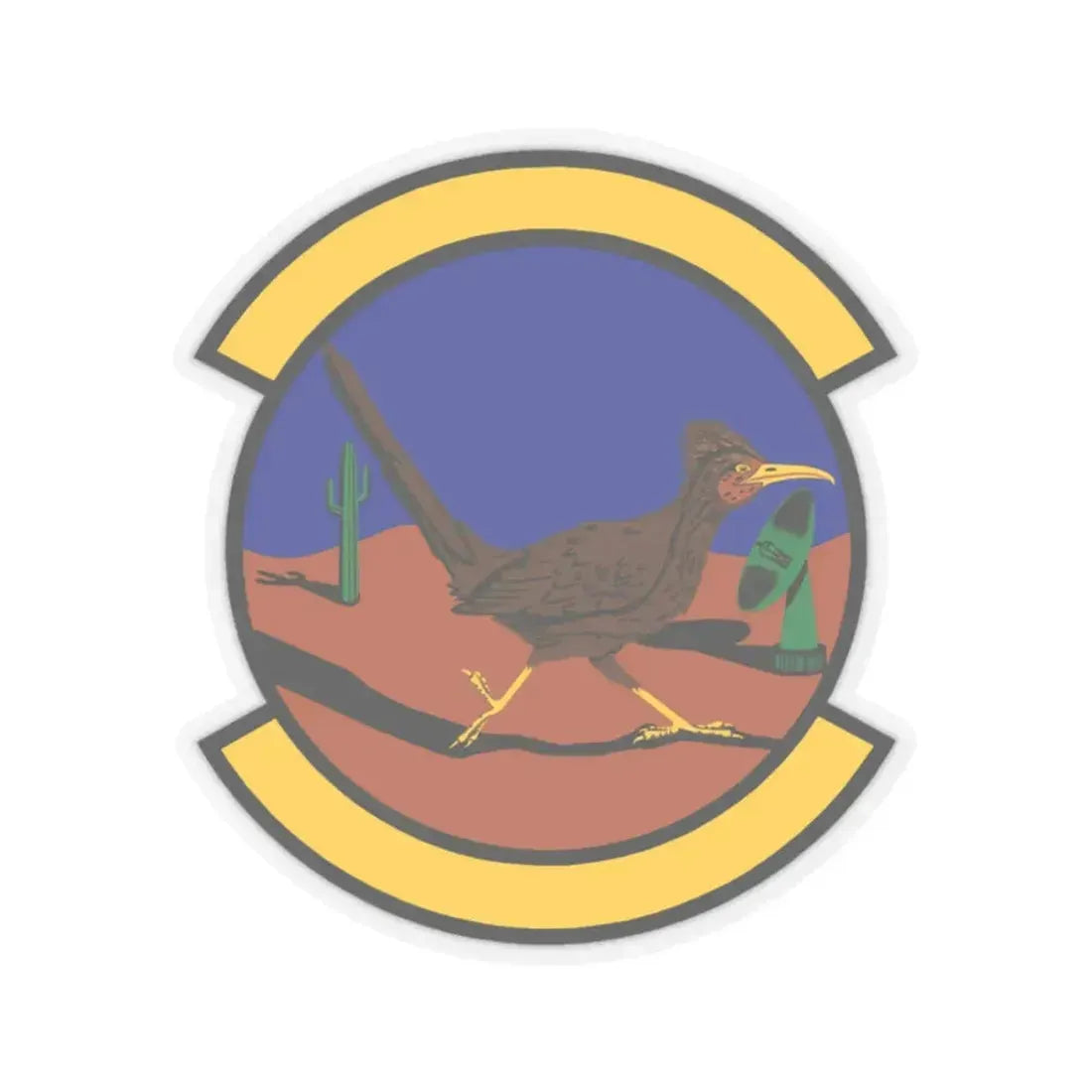 612 Air Communications Squadron ACC (U.S. Air Force) STICKER Vinyl Kiss-Cut Decal 2 Inch Transparent - The Sticker Space