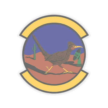 612 Air Communications Squadron ACC (U.S. Air Force) STICKER Vinyl Kiss-Cut Decal 2 Inch Transparent - The Sticker Space