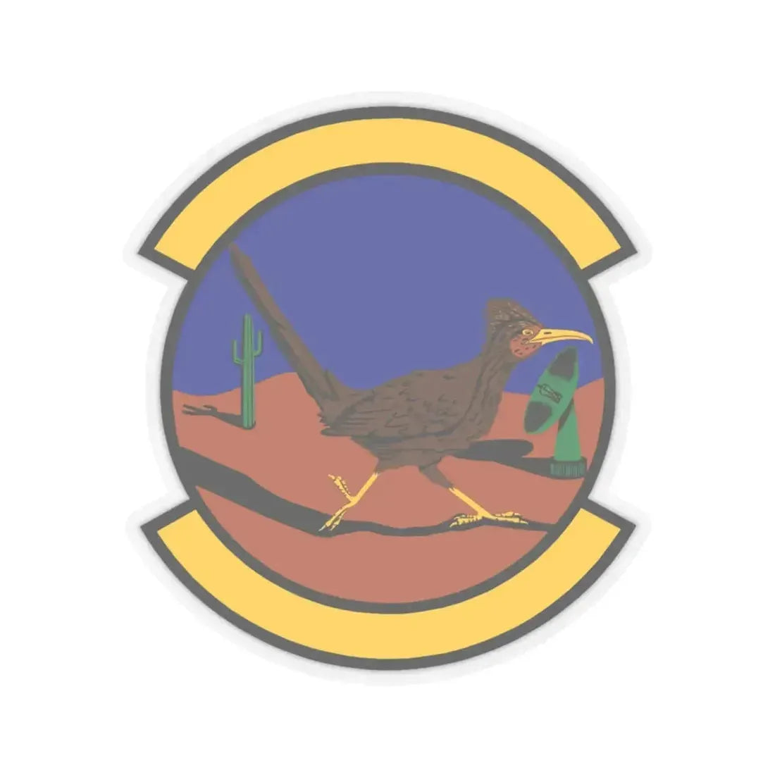 612 Air Communications Squadron ACC (U.S. Air Force) STICKER Vinyl Kiss-Cut Decal 3 Inch Transparent - The Sticker Space