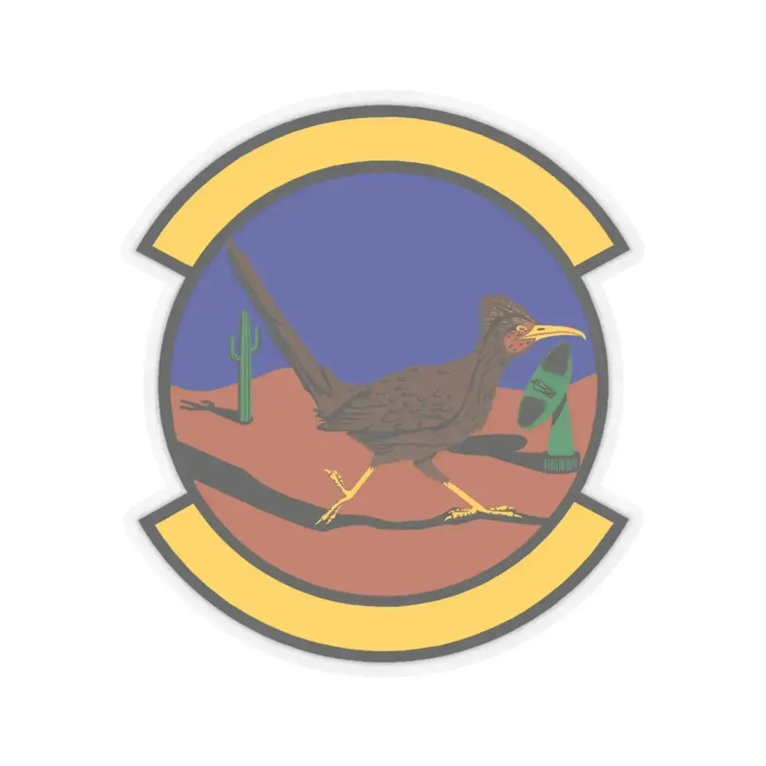 612 Air Communications Squadron ACC (U.S. Air Force) STICKER Vinyl Kiss-Cut Decal 4 Inch Transparent - The Sticker Space